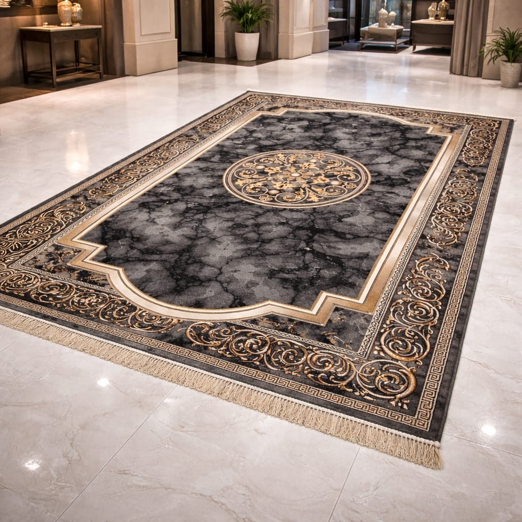 Elite Persian Carpet – Marble Finish Series