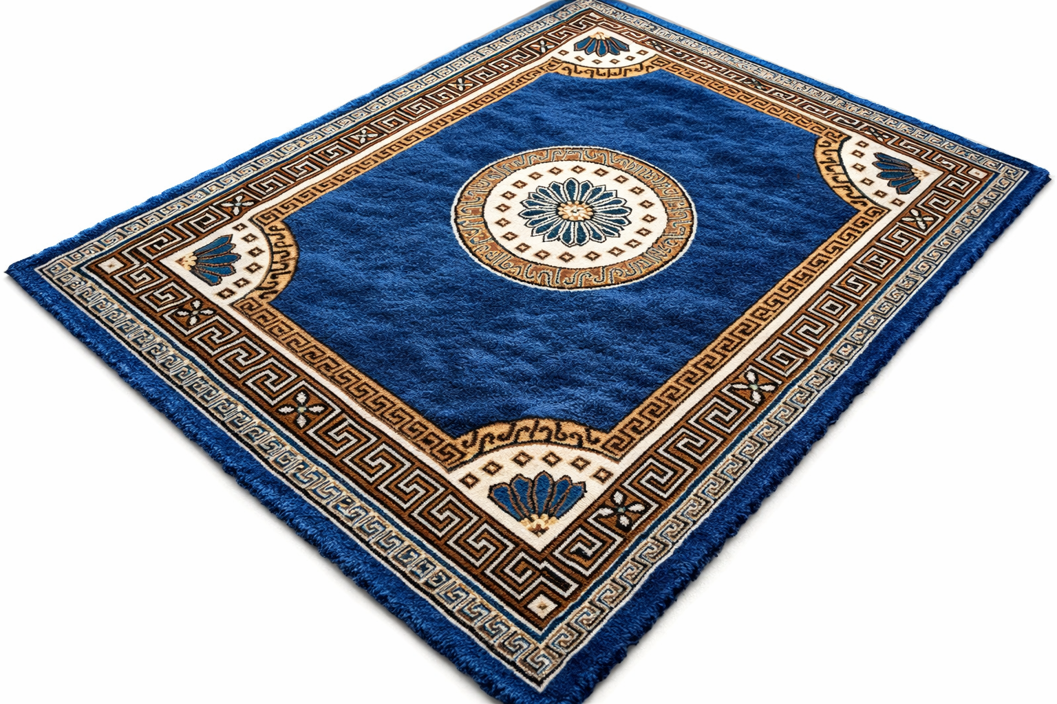 Persian Medallion Carpet – Ocean Blue