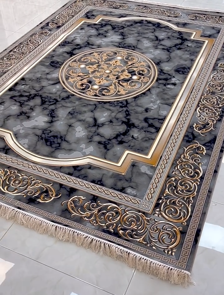 Royal Persian Carpet – Marble Texture Edition