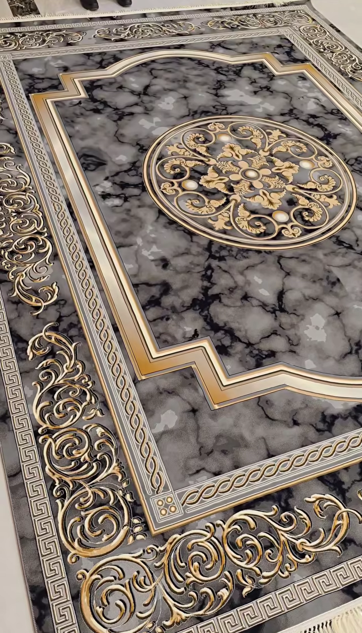 Royal Persian Carpet – Marble Texture Edition