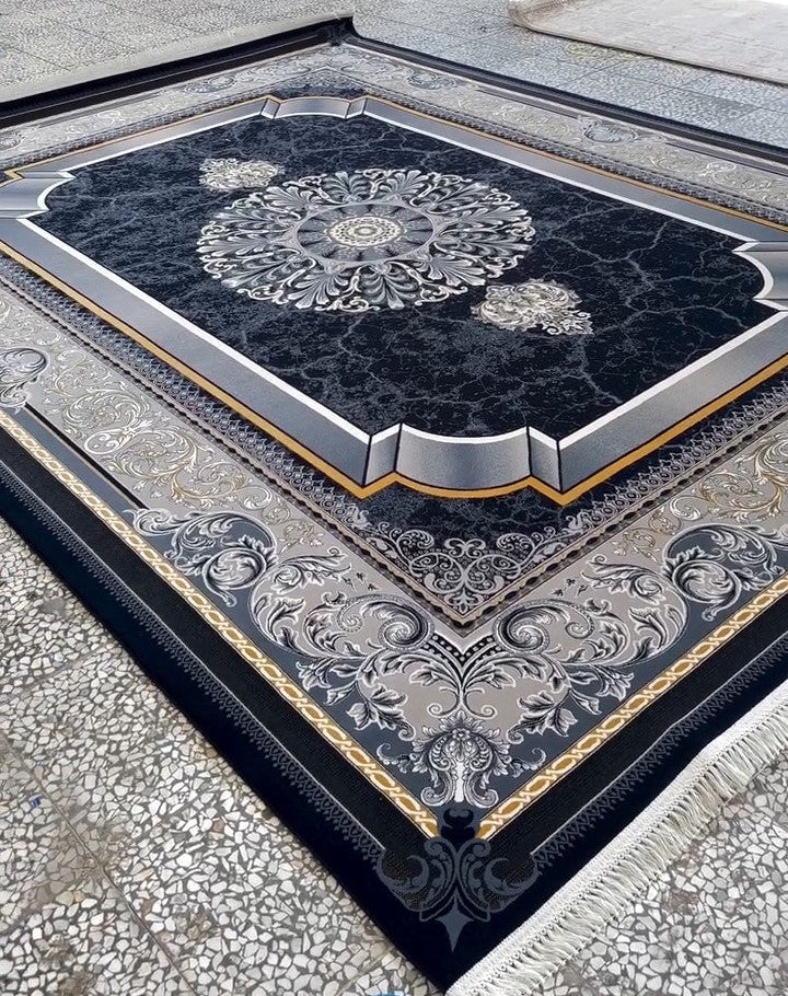 Shahenshah™ Dark Persian Inspired Carpet