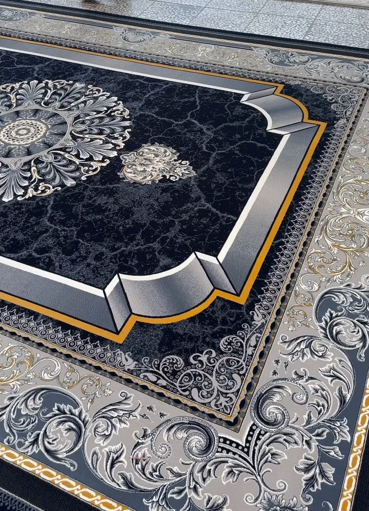Shahenshah™ Dark Persian Inspired Carpet